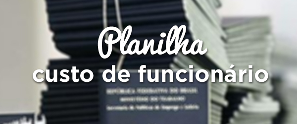Planilha custo funcionário